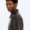 Leather Jacket Dark Carrubo