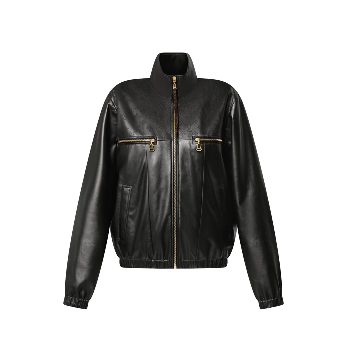 Leather Jacket W Inserts