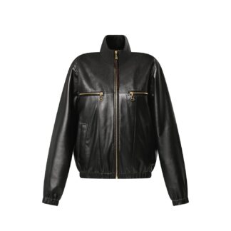 Leather Jacket W Inserts