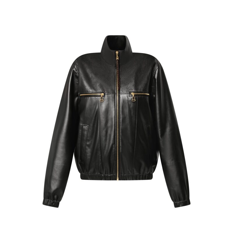 Leather Jacket W Inserts