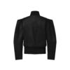 Leather Jacket W Shoulder Pleat Dtl