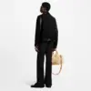 Leather Mix Blouson