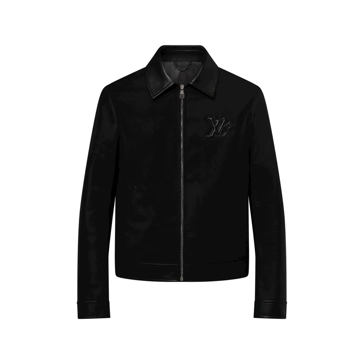 Leather Mix Blouson