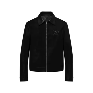 Leather Mix Blouson