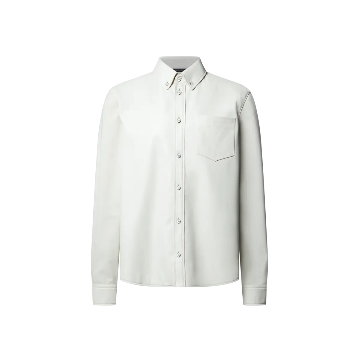Leather Mix Overshirt