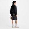 Leather Mix Track Top
