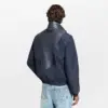 Leather Mix Track Top