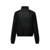 Leather Mix Track Top