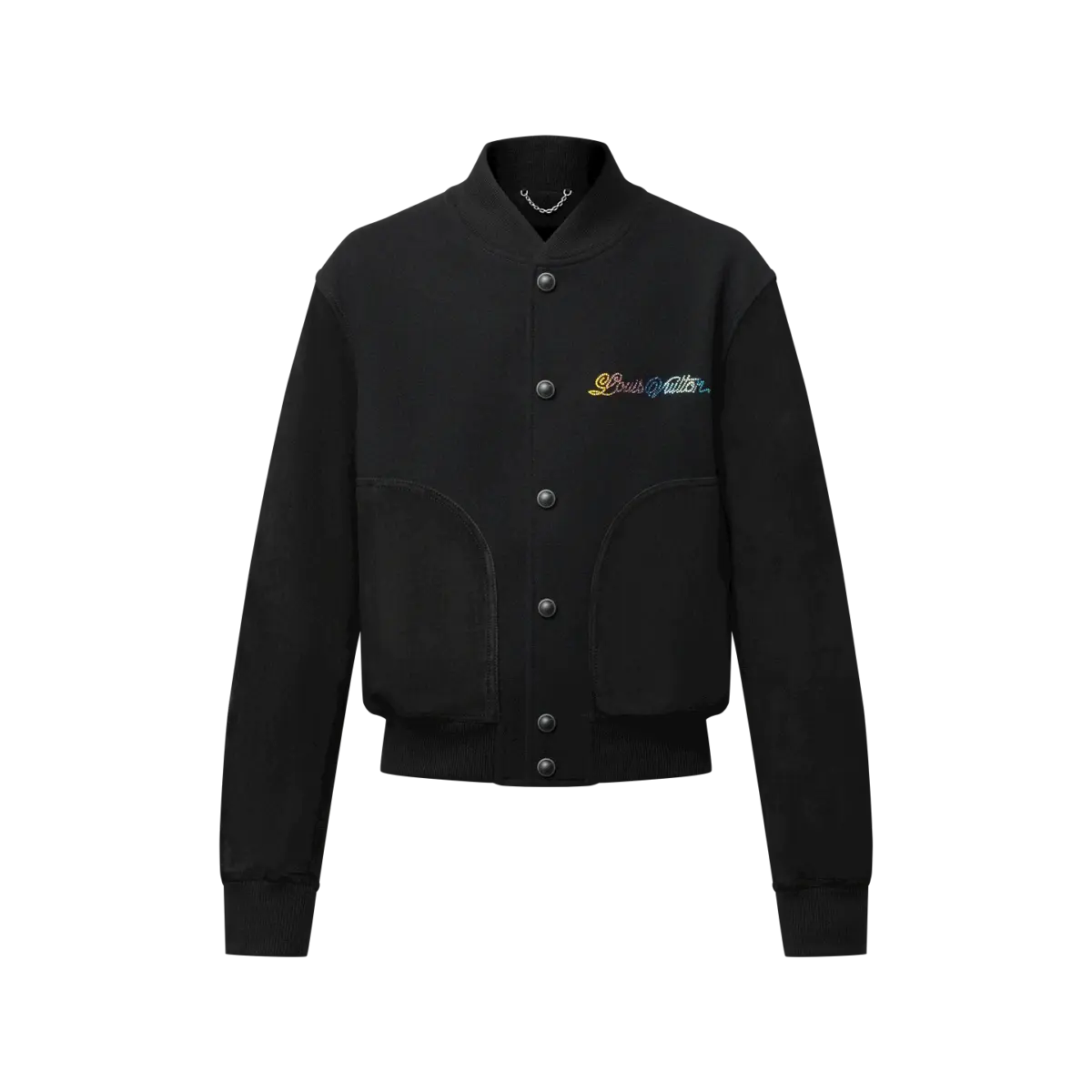Leather Mix Varsity Blouson