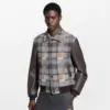 Leather Mix Varsity Jacket