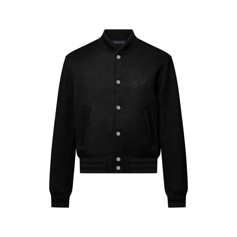 Leather Varsity Jacket