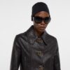 Leather With Aged Effect Jacket