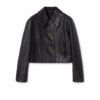 Leather With Aged Effect Jacket