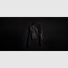 Light Stretch Leather Zip Jacket