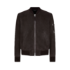 Light Suede Bomber