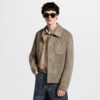 Light Suede Workwear Jacket