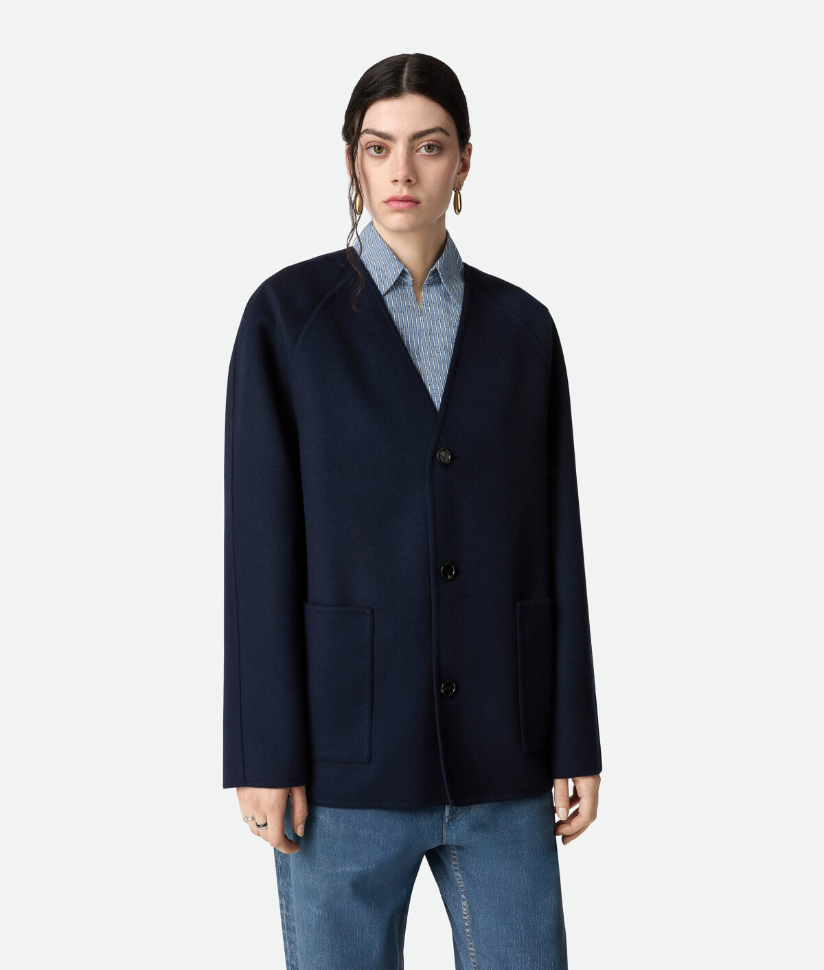 Light Wool And Cashmere Coat