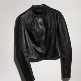 Lightweight Stretch Leather Jacket