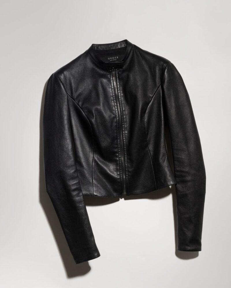 Lightweight Stretch Leather Jacket