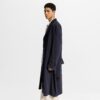 Lightweight Wool Silk Belted Coat