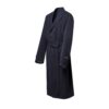 Lightweight Wool Silk Belted Coat