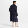 Lightweight Wool Silk Belted Coat