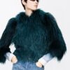 Long Hair Lamb Shearling Jacket