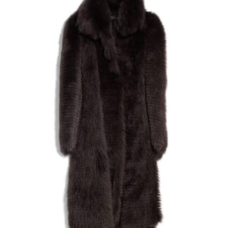 Long Hair Shearling Coat