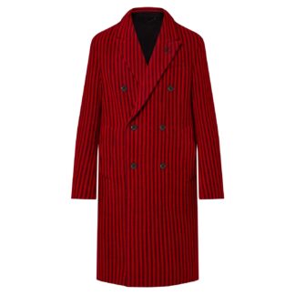 Lv X Park Seo Bo Doubleface Wool And Silk Blend Coat