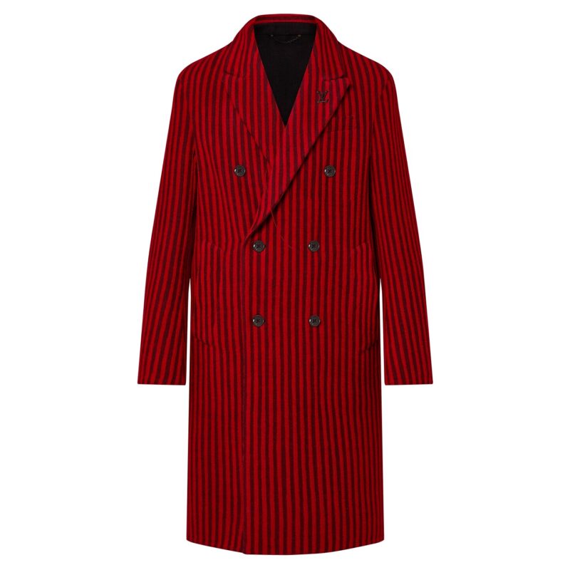 Lv X Park Seo Bo Doubleface Wool And Silk Blend Coat