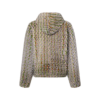 Made To Order Damier Intarsia Mink Hooded Blouson