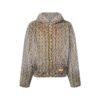 Made To Order Damier Intarsia Mink Hooded Blouson
