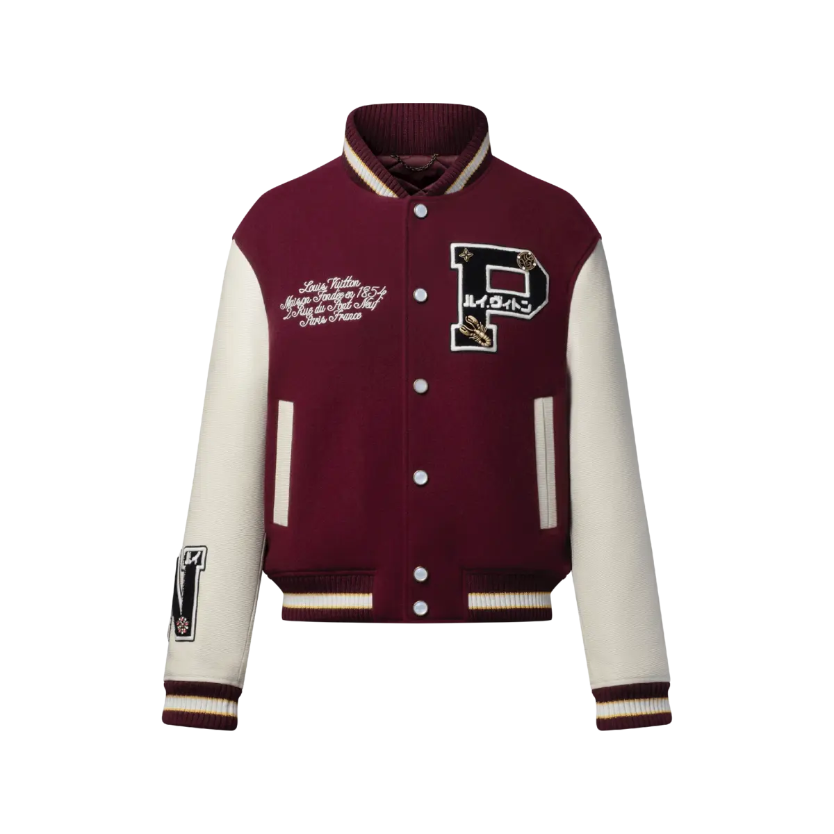 Made To Order Epi Leather Varsity Jacket