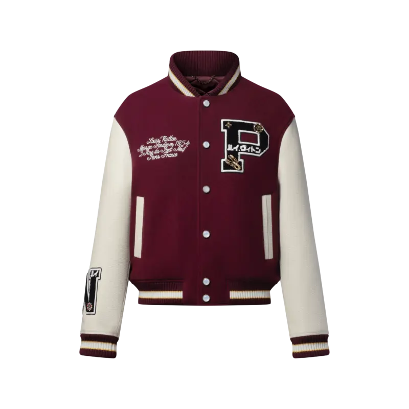 Made To Order Epi Leather Varsity Jacket