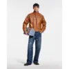 Made To Order Lv X The Darjeeling Limited Printed Leather Blouson