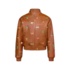 Made To Order Lv X The Darjeeling Limited Printed Leather Blouson