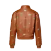 Made To Order Lv X The Darjeeling Limited Printed Leather Blouson