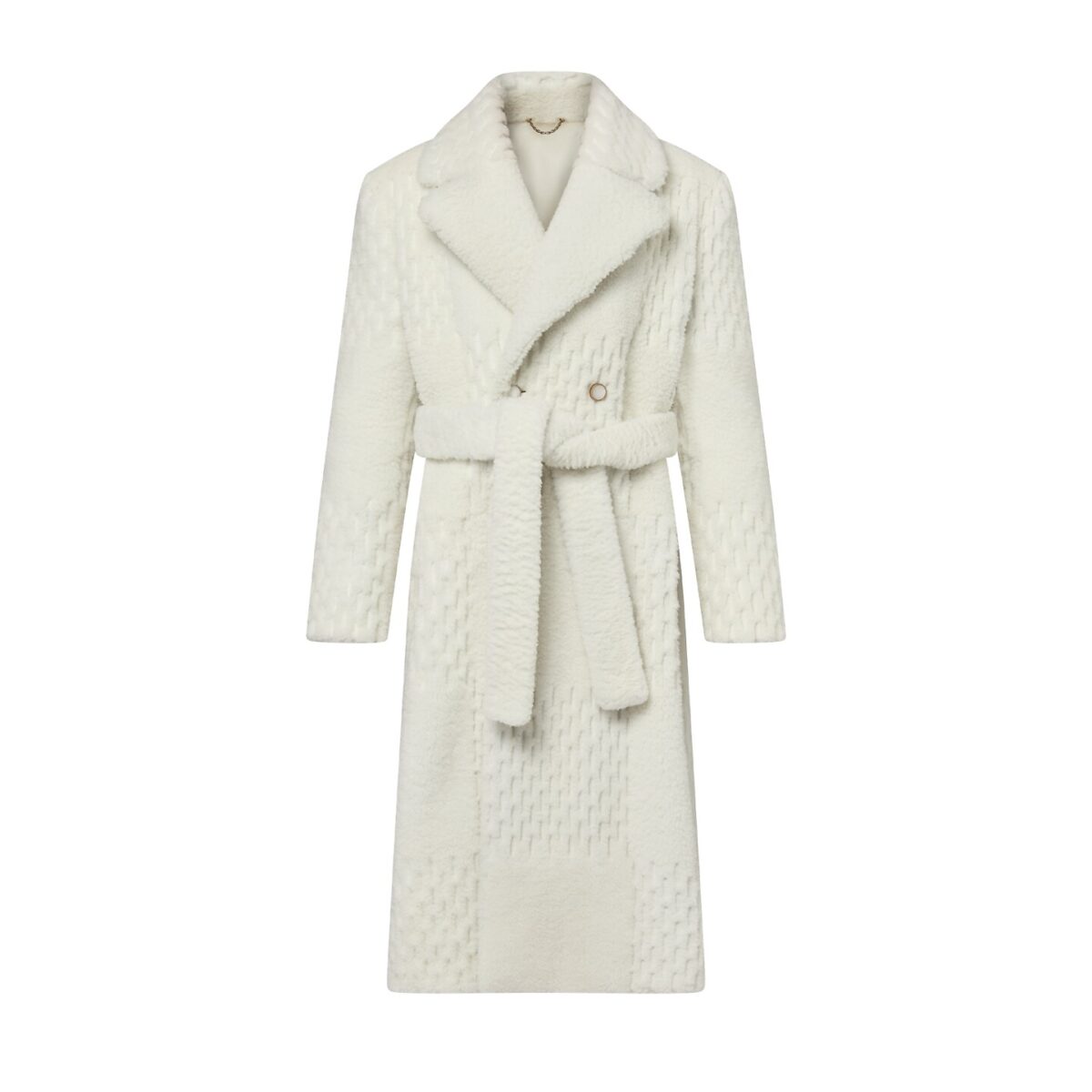 Made To Order Shearling Belted Coat