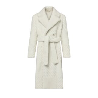 Made To Order Shearling Belted Coat