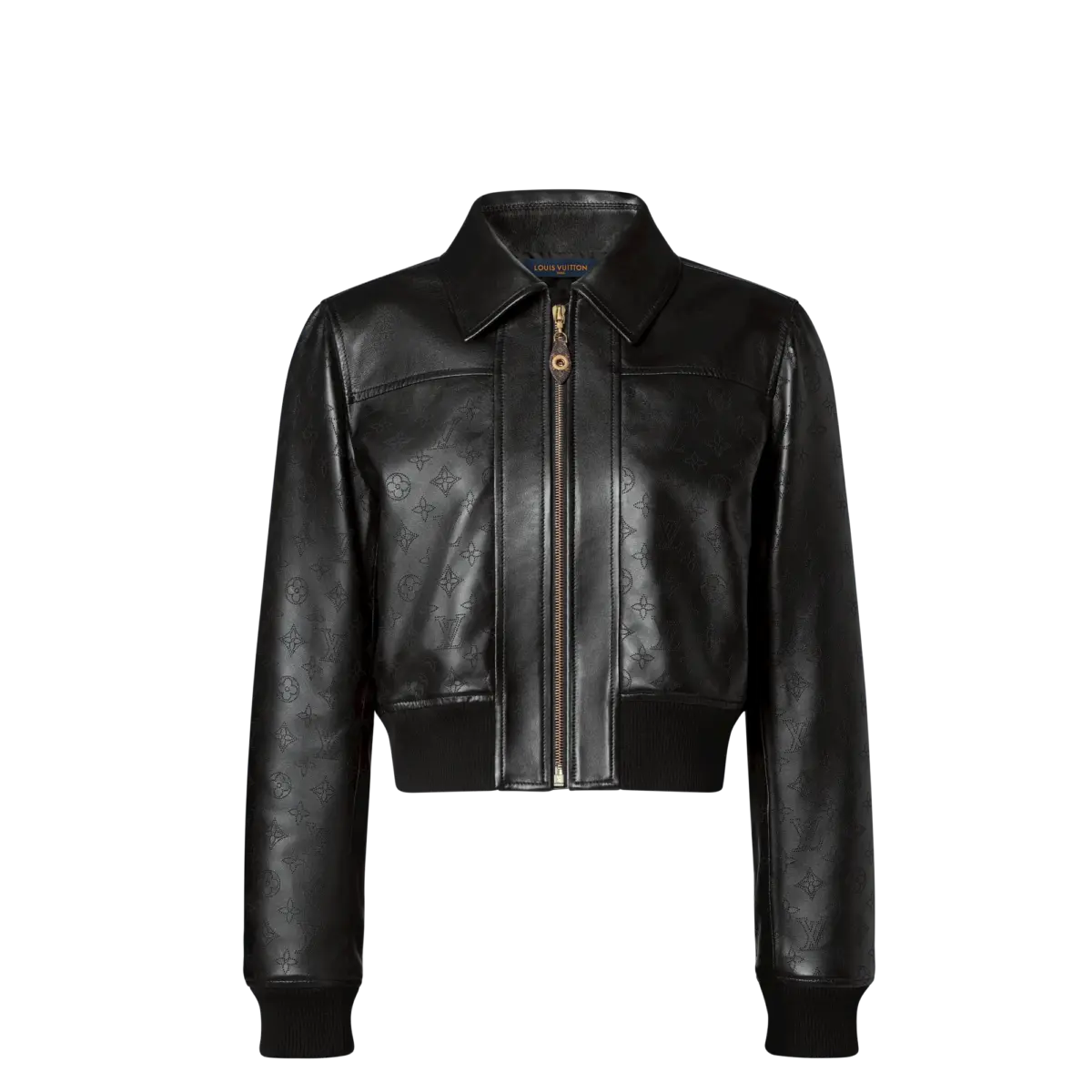 Mahina Leather Bomber Jacket reference view 1