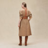 Manteau Inspiration Trench Mix Cuir