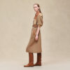Manteau Inspiration Trench Mix Cuir
