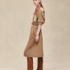Manteau Inspiration Trench Mix Cuir