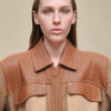 Manteau Inspiration Trench Mix Cuir