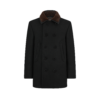 Melton Wool Shearling Peacoat