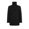 Melton Wool Shearling Peacoat
