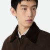 Men's Felted Merino Shearling Jacket in Fondant