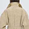 Mini Intreccio Suede Leather Trench Coat