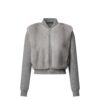 Mink Bomber Jacket W Knit