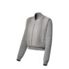Mink Bomber Jacket W Knit